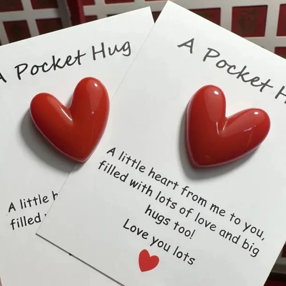 Red Heart Pocket Hug #10 - Picture 3 of 5